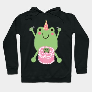 Frog loves cake! Hoodie